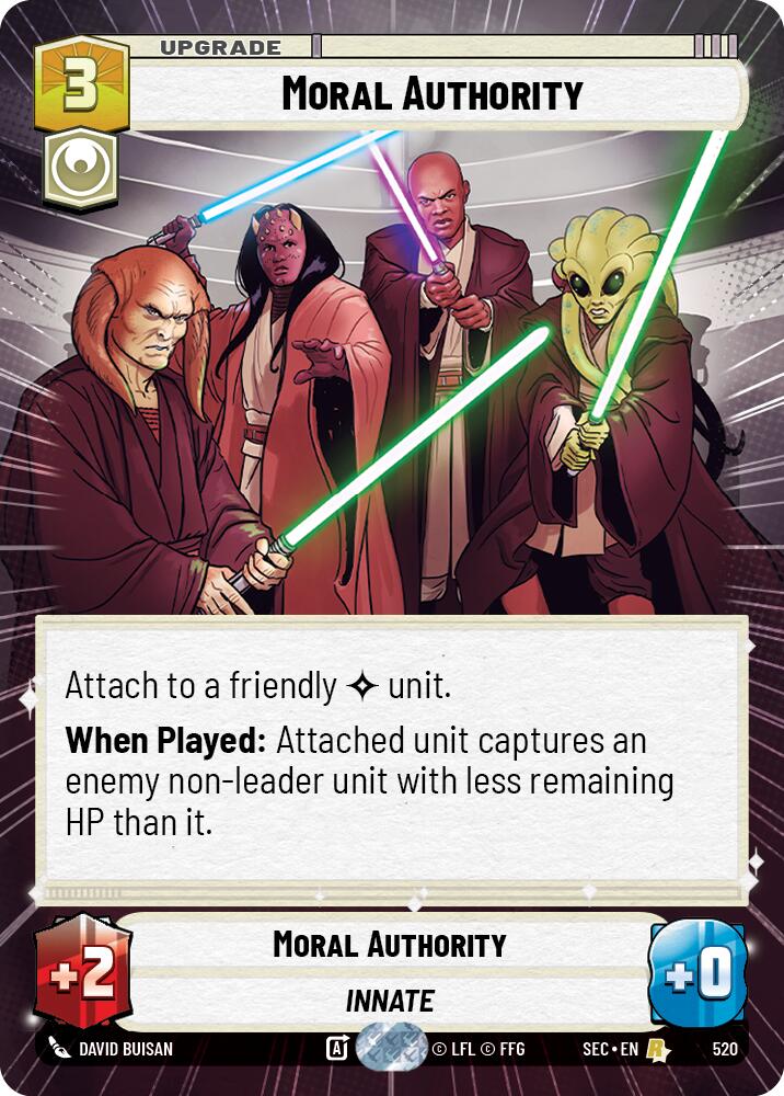 Moral Authority (520) (Hyperspace) (520) [Secrets of Power] | Shuffle n Cut Hobbies & Games