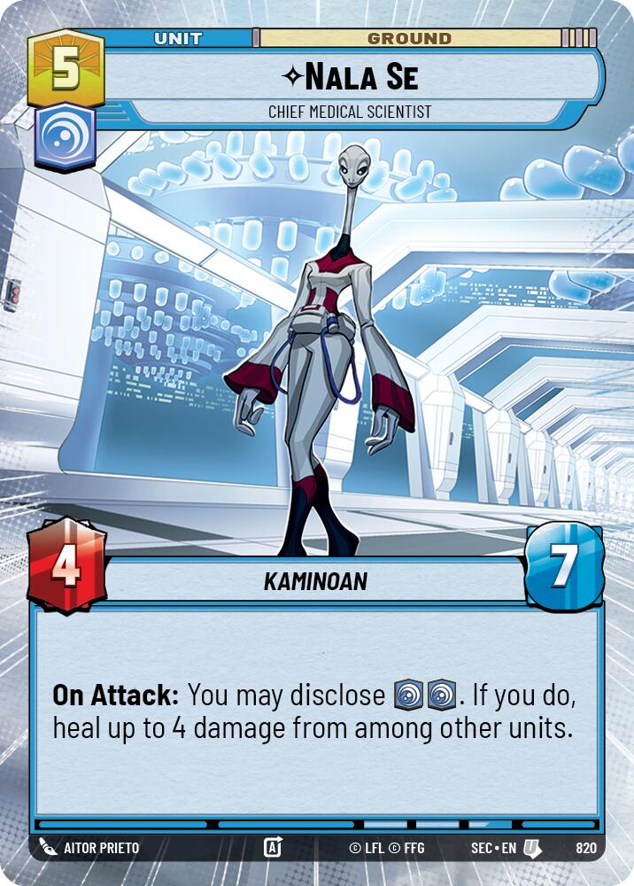 Nala Se - Chief Medical Scientist (Hyperspace Foil) (821) (821) [Secrets of Power] | Shuffle n Cut Hobbies & Games