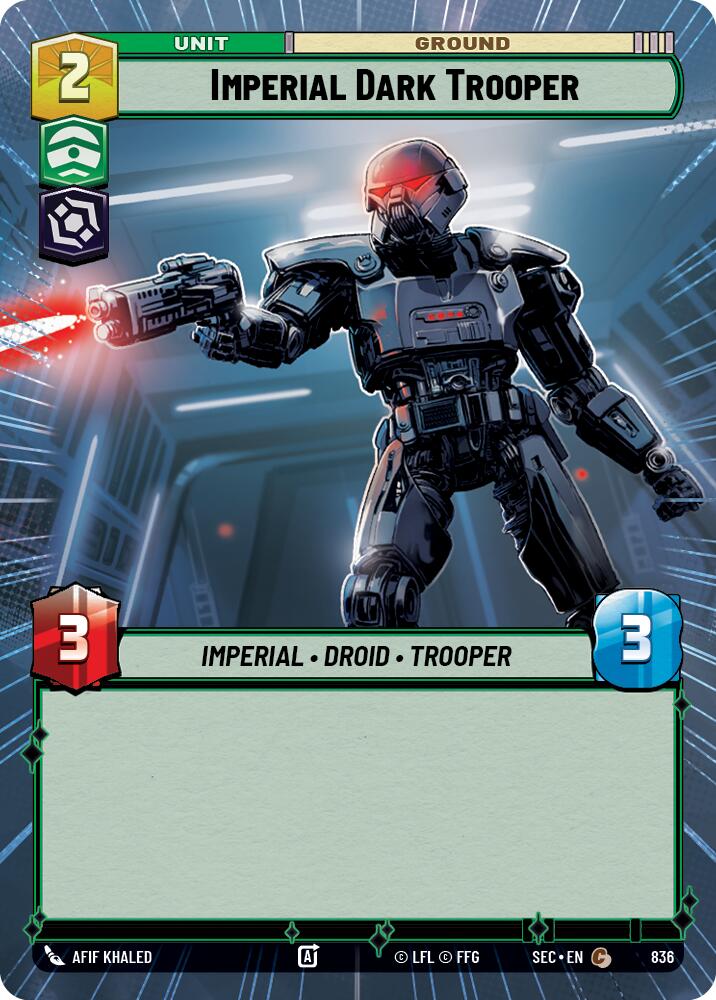 Imperial Dark Trooper (836) (Hyperspace Foil) (836) [Secrets of Power] | Shuffle n Cut Hobbies & Games
