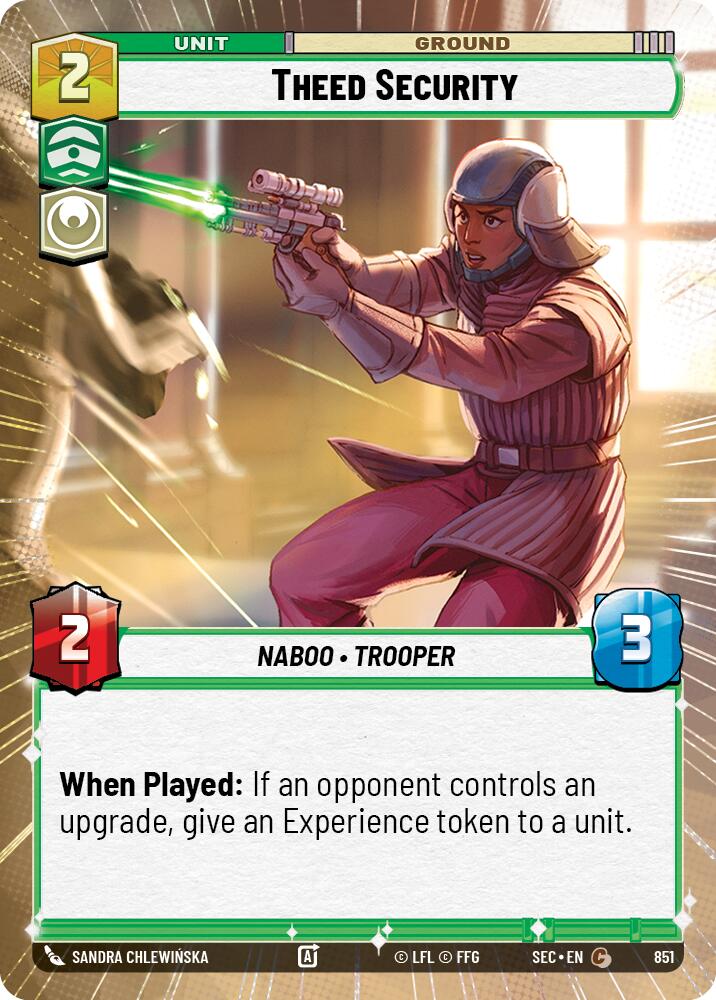 Theed Security (851) (Hyperspace Foil) (851) [Secrets of Power] | Shuffle n Cut Hobbies & Games