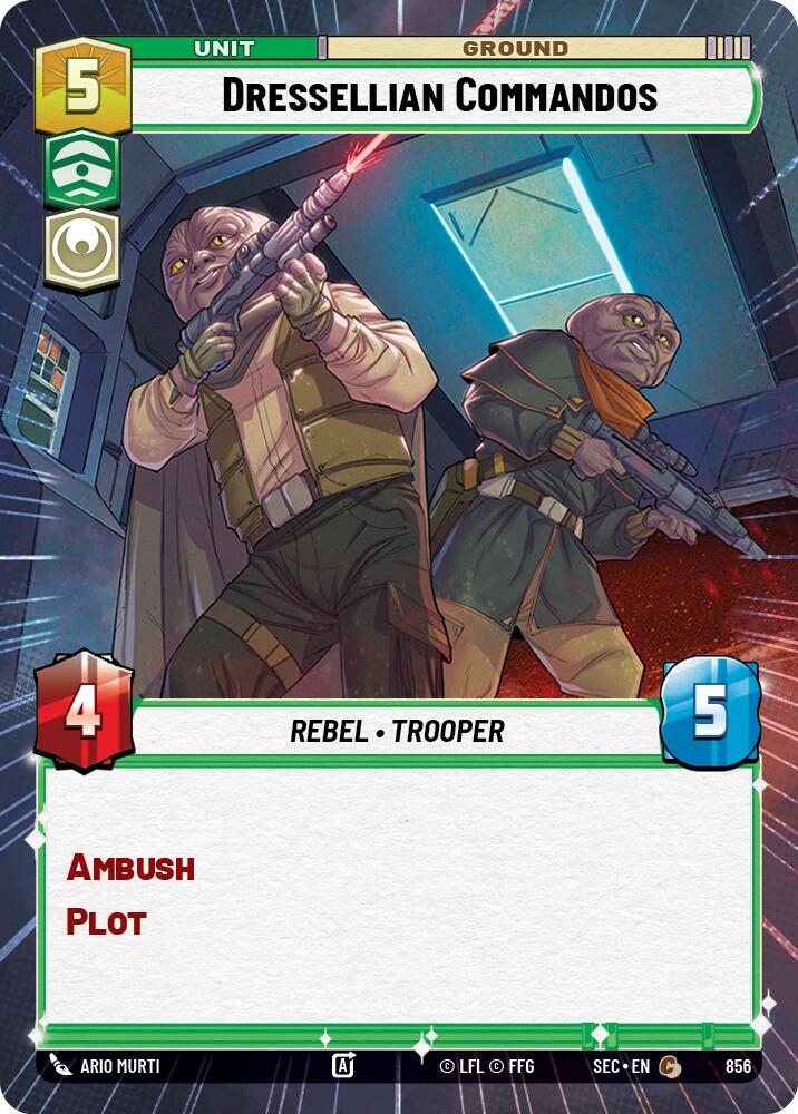 Dressellian Commandos (856) (Hyperspace Foil) (856) [Secrets of Power] | Shuffle n Cut Hobbies & Games