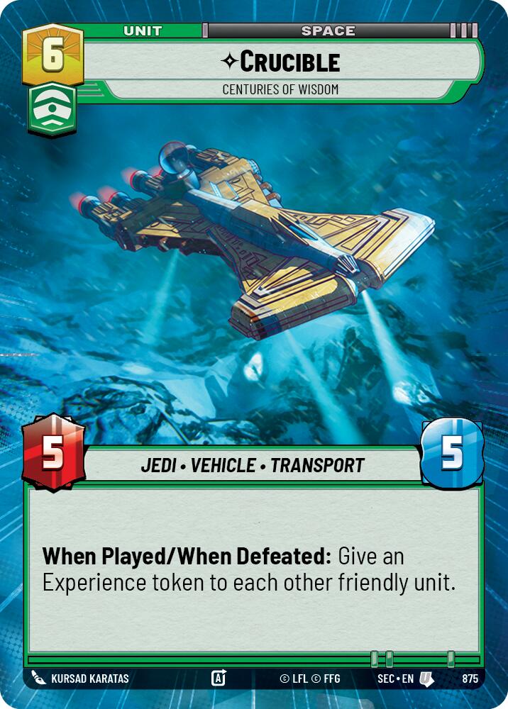 Crucible - Centuries of Wisdom (Hyperspace Foil) (875) (875) [Secrets of Power] | Shuffle n Cut Hobbies & Games