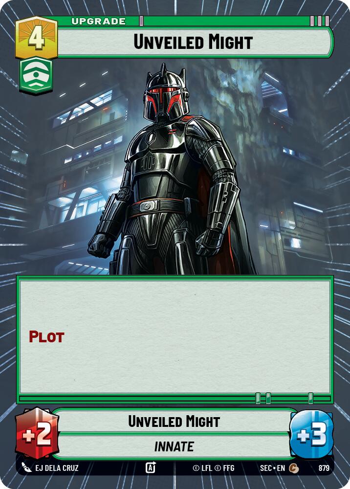 Unveiled Might (879) (Hyperspace Foil) (879) [Secrets of Power] | Shuffle n Cut Hobbies & Games