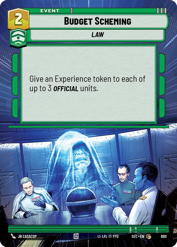 Budget Scheming (880) (Hyperspace Foil) (880) [Secrets of Power] | Shuffle n Cut Hobbies & Games