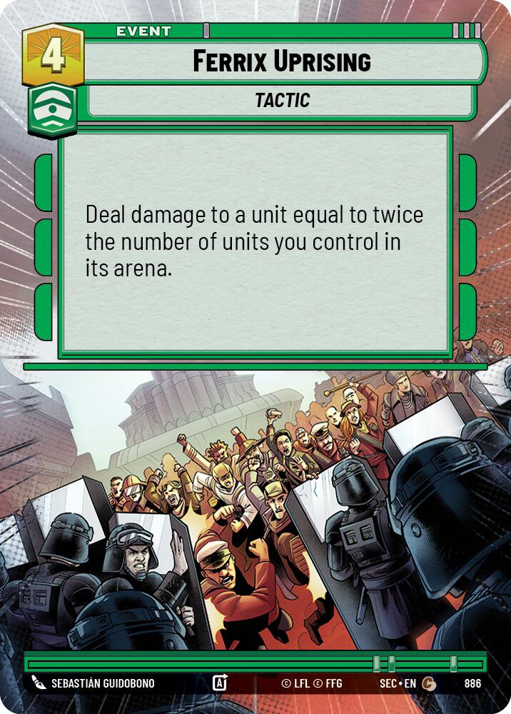 Ferrix Uprising (886) (Hyperspace Foil) (886) [Secrets of Power] | Shuffle n Cut Hobbies & Games