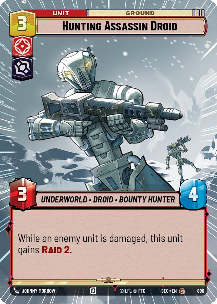 Hunting Assassin Droid (890) (Hyperspace Foil) (890) [Secrets of Power] | Shuffle n Cut Hobbies & Games