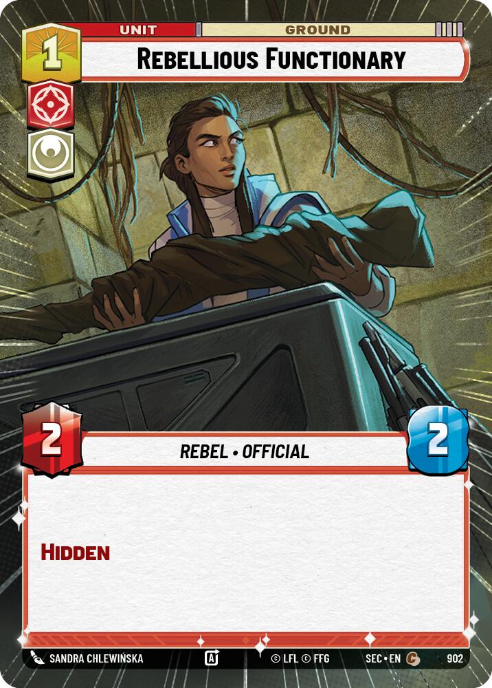 Rebellious Functionary (902) (Hyperspace Foil) (902) [Secrets of Power] | Shuffle n Cut Hobbies & Games