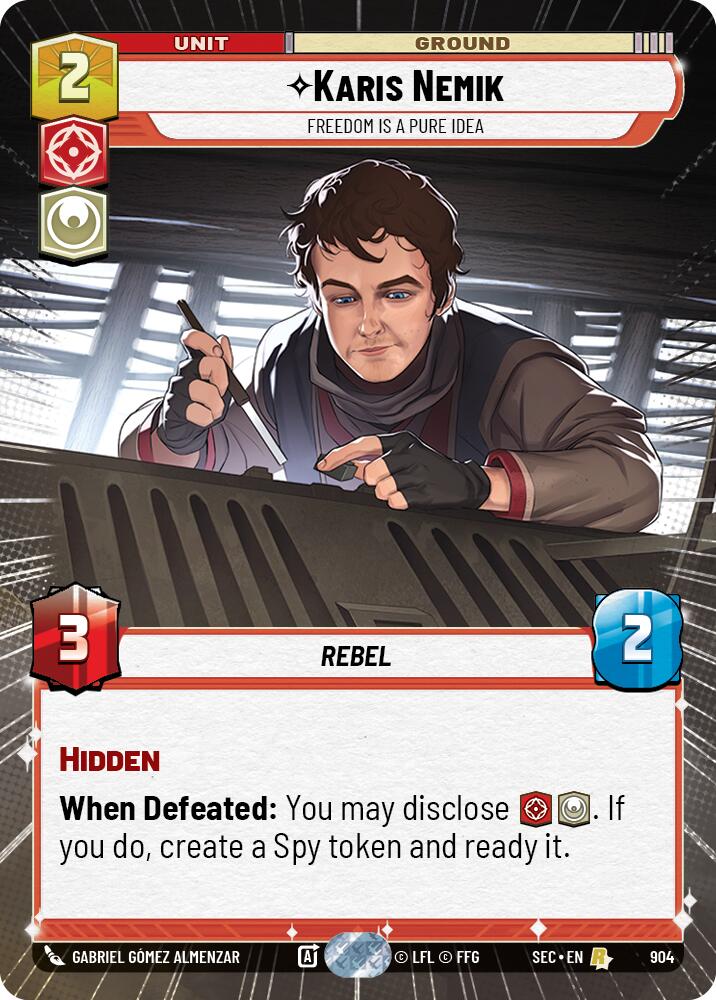 Karis Nemik - Freedom is a Pure Idea (Hyperspace Foil) (904) (904) [Secrets of Power] | Shuffle n Cut Hobbies & Games