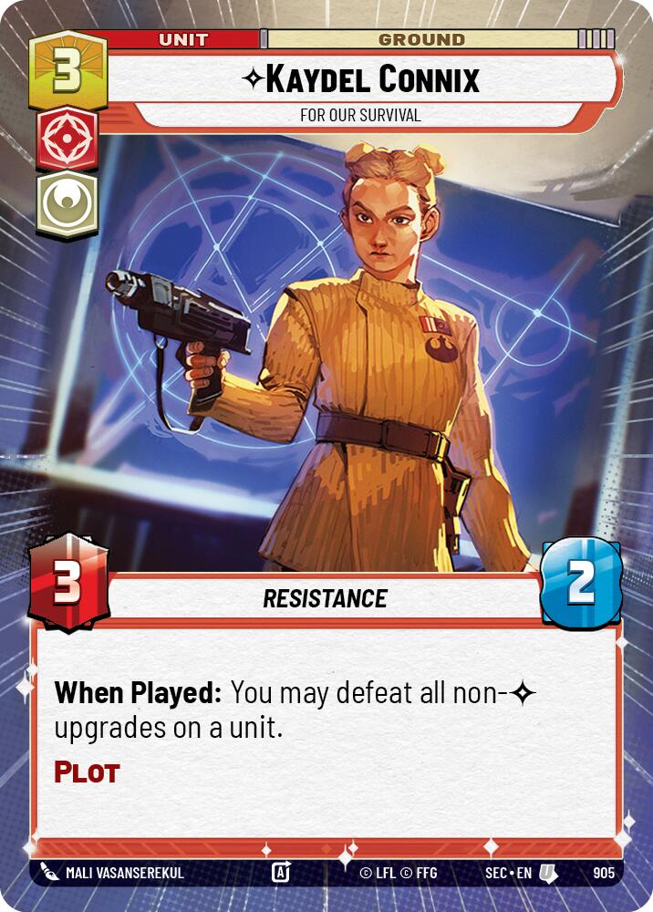 Kaydel Connix - For Our Survival (Hyperspace Foil) (905) (905) [Secrets of Power] | Shuffle n Cut Hobbies & Games