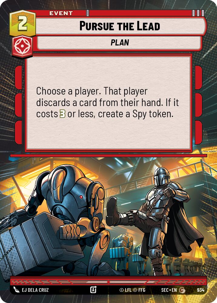 Pursue the Lead (934) (Hyperspace Foil) (934) [Secrets of Power] | Shuffle n Cut Hobbies & Games