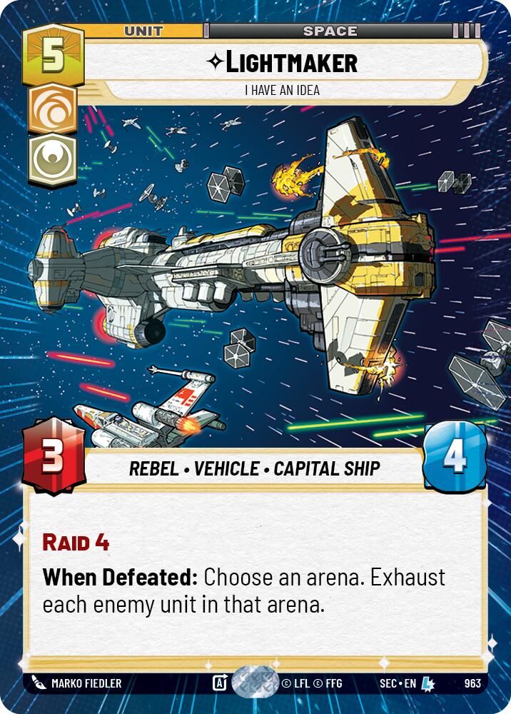 Lightmaker - I Have An Idea (Hyperspace Foil) (963) (963) [Secrets of Power] | Shuffle n Cut Hobbies & Games