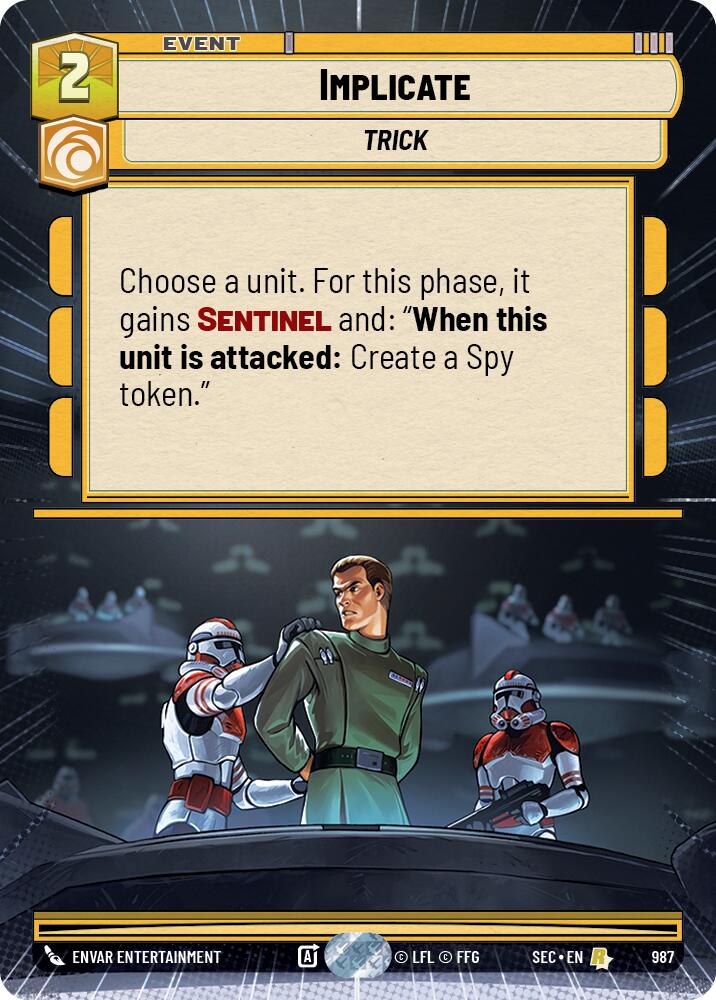 Implicate (987) (Hyperspace Foil) (987) [Secrets of Power] | Shuffle n Cut Hobbies & Games