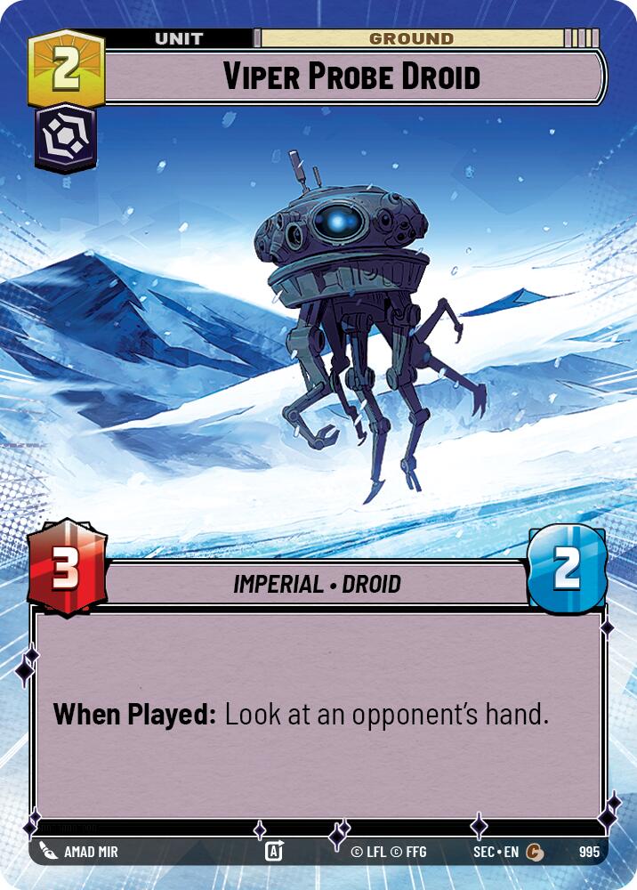 Viper Probe Droid (995) (Hyperspace Foil) (995) [Secrets of Power] | Shuffle n Cut Hobbies & Games