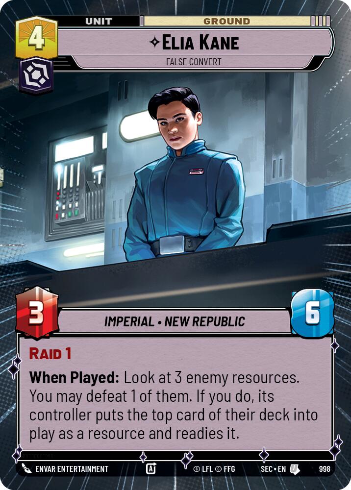 Elia Kane - False Convert (Hyperspace Foil) (998) (998) [Secrets of Power] | Shuffle n Cut Hobbies & Games