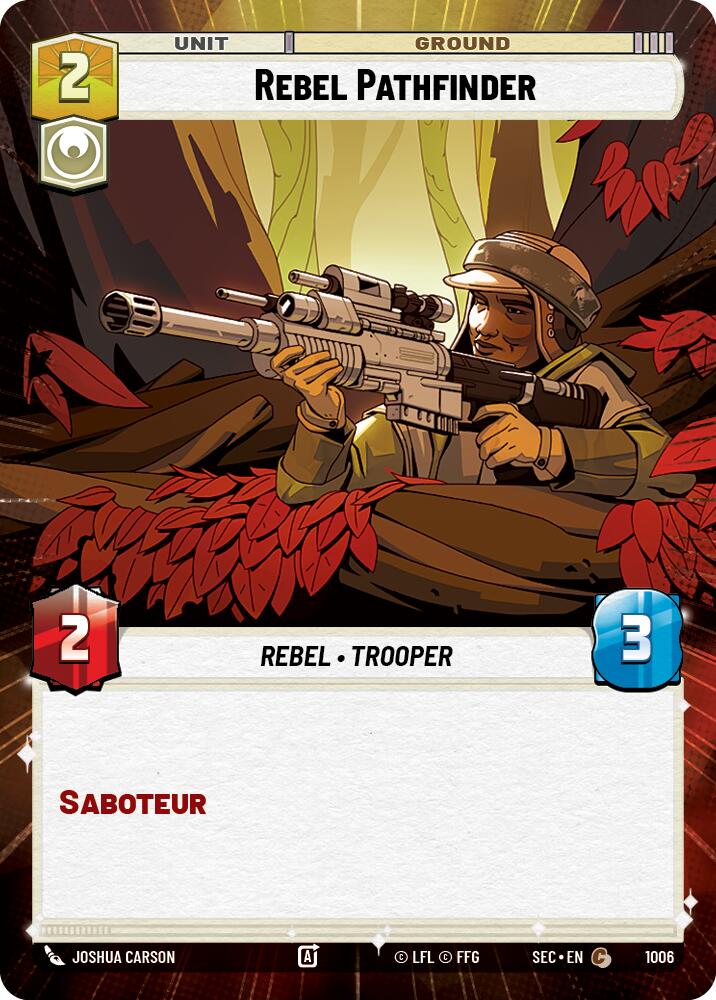 Rebel Pathfinder (1006) (Hyperspace Foil) (1006) [Secrets of Power] | Shuffle n Cut Hobbies & Games