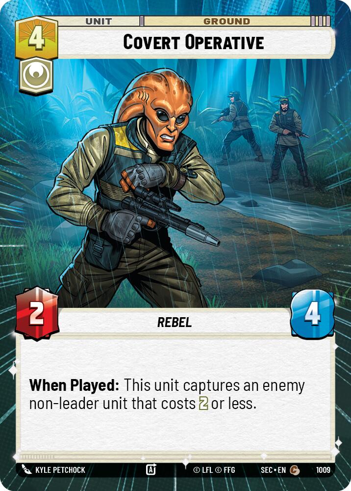 Covert Operative (1009) (Hyperspace Foil) (1009) [Secrets of Power] | Shuffle n Cut Hobbies & Games