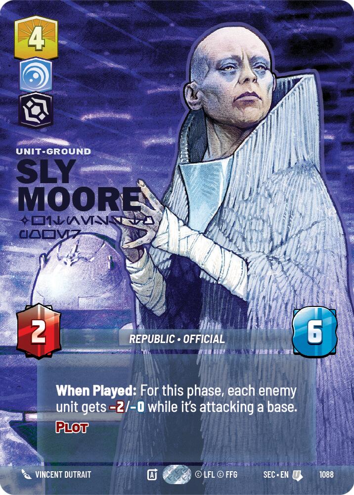 Sly Moore - Witness to Power (Prestige Foil) (1088) (1088) [Secrets of Power] | Shuffle n Cut Hobbies & Games