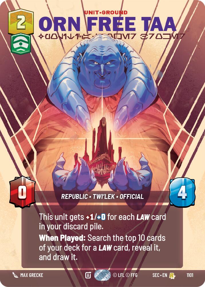 Orn Free Taa - Political Power Broker (Prestige Foil) (1101) (1101) [Secrets of Power] | Shuffle n Cut Hobbies & Games