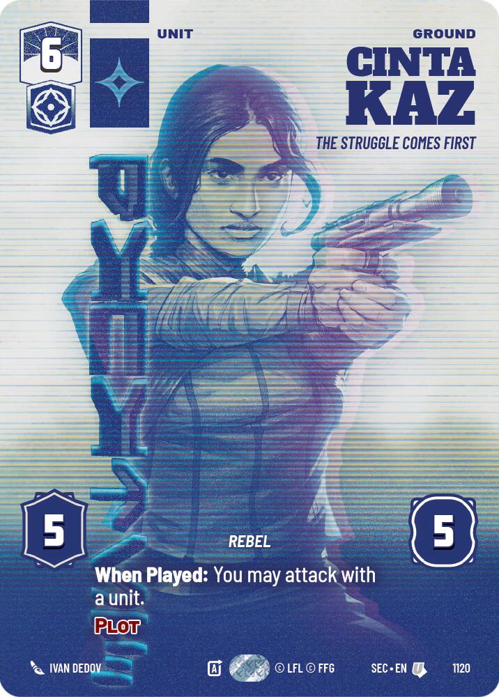Cinta Kaz - The Struggle Comes First (Prestige Foil) (1120) (1120) [Secrets of Power] | Shuffle n Cut Hobbies & Games