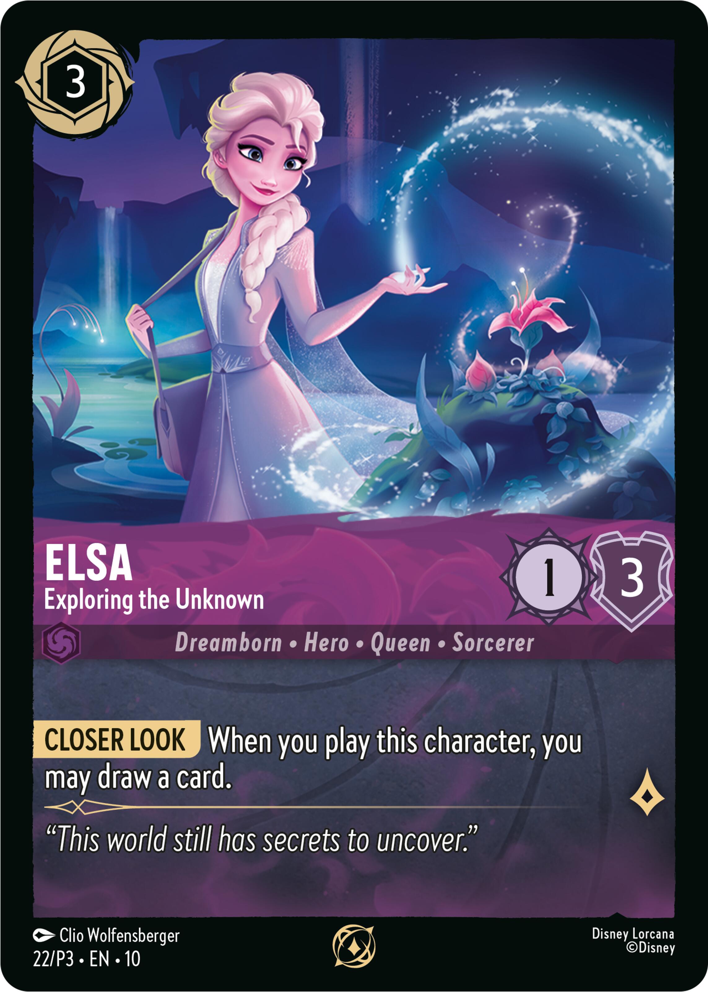 Elsa - Exploring the Unkown (22) [Promo Cards] | Shuffle n Cut Hobbies & Games