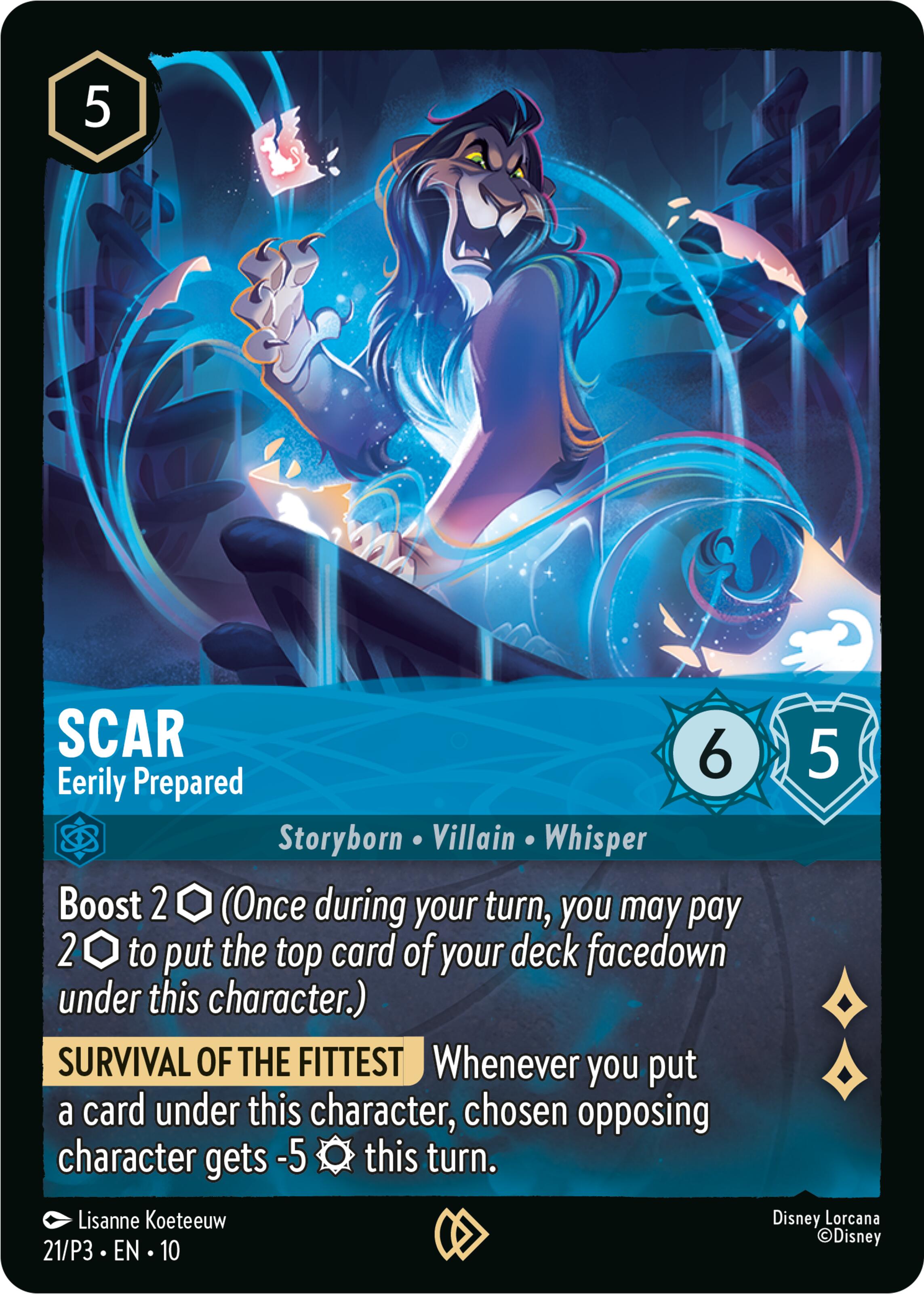 Scar - Eerily Prepared (21) [Promo Cards] | Shuffle n Cut Hobbies & Games