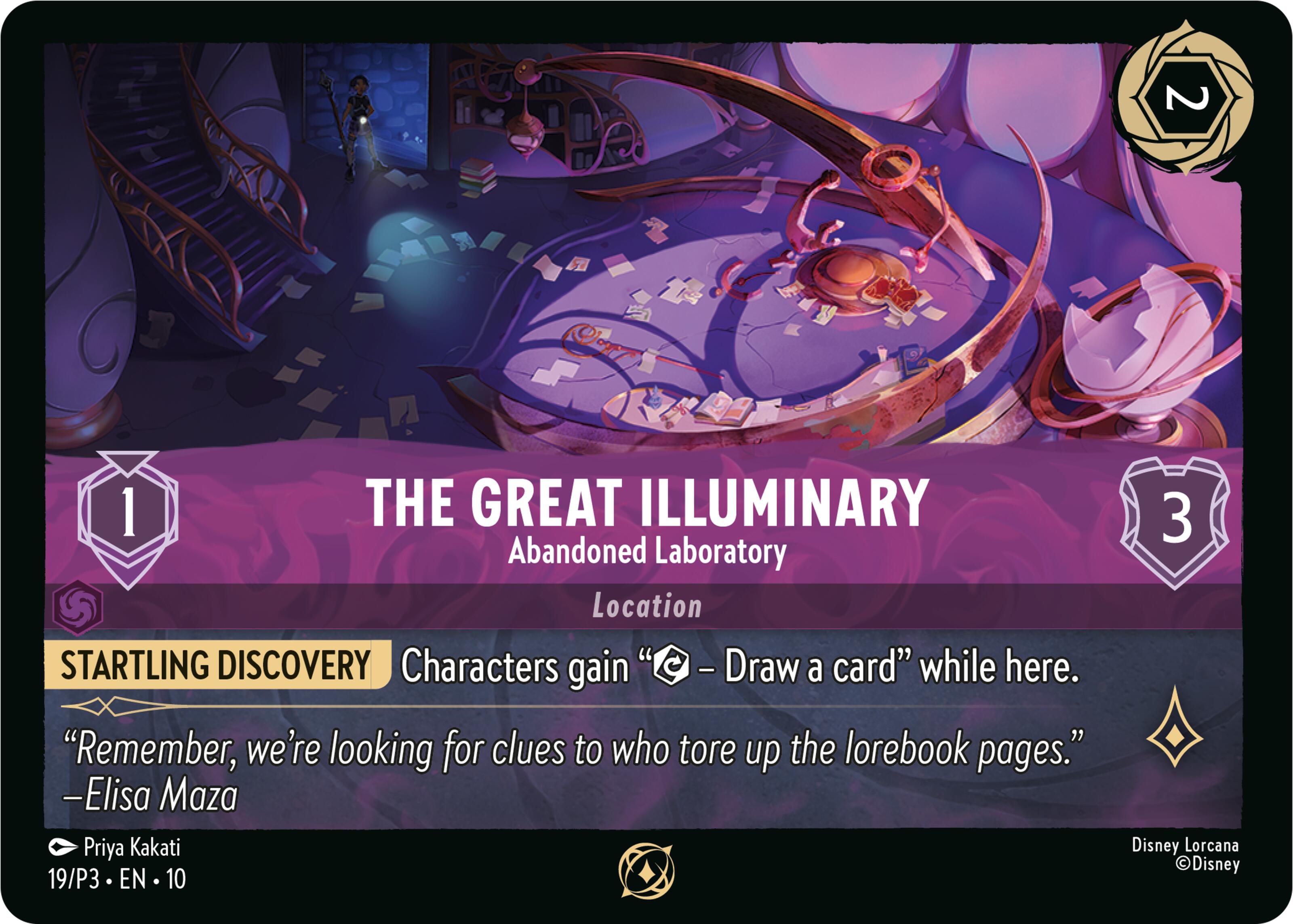 The Great Illuminary - Abandoned Laboratory (19) [Promo Cards] | Shuffle n Cut Hobbies & Games