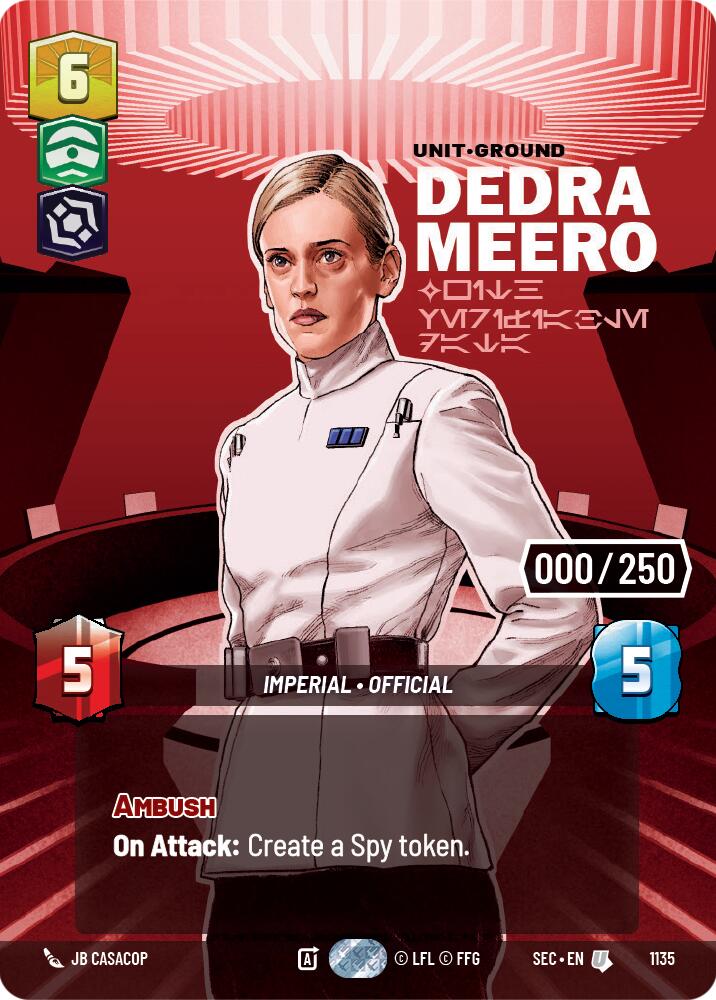 Dedra Meero - With Verifiable Data (Serialized) (1135) (1135) [Secrets of Power] | Shuffle n Cut Hobbies & Games