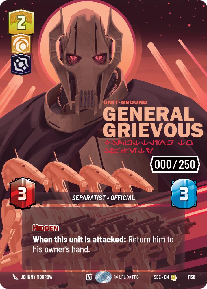 General Grievous - Scuttling to Safety (Serialized) (1138) (1138) [Secrets of Power] | Shuffle n Cut Hobbies & Games