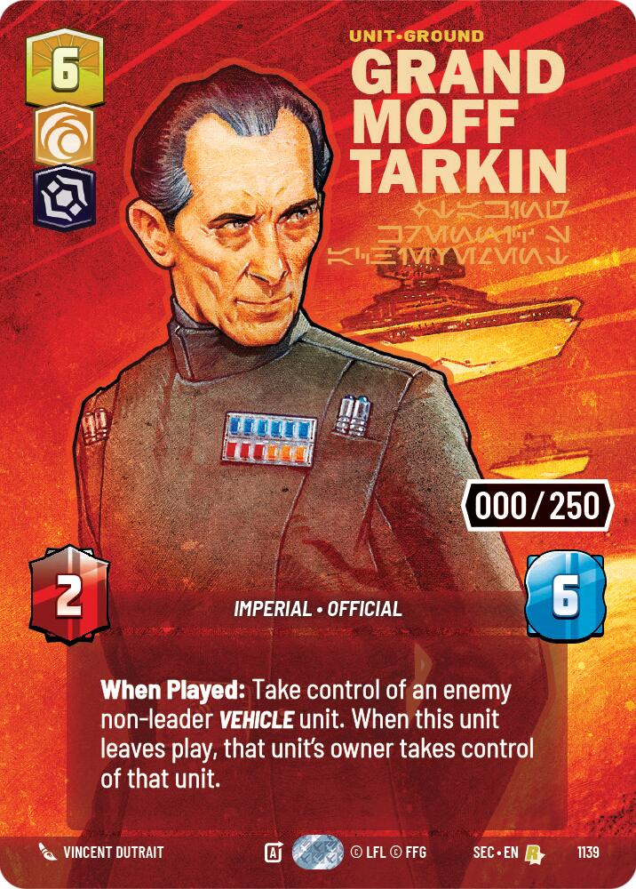 Grand Moff Tarkin - Taking Krennic's Achievement (Serialized) (1139) (1139) [Secrets of Power] | Shuffle n Cut Hobbies & Games