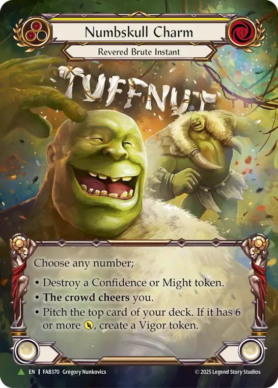 Numbskull Charm [FAB370] (Super Slam)  Cold Foil | Shuffle n Cut Hobbies & Games