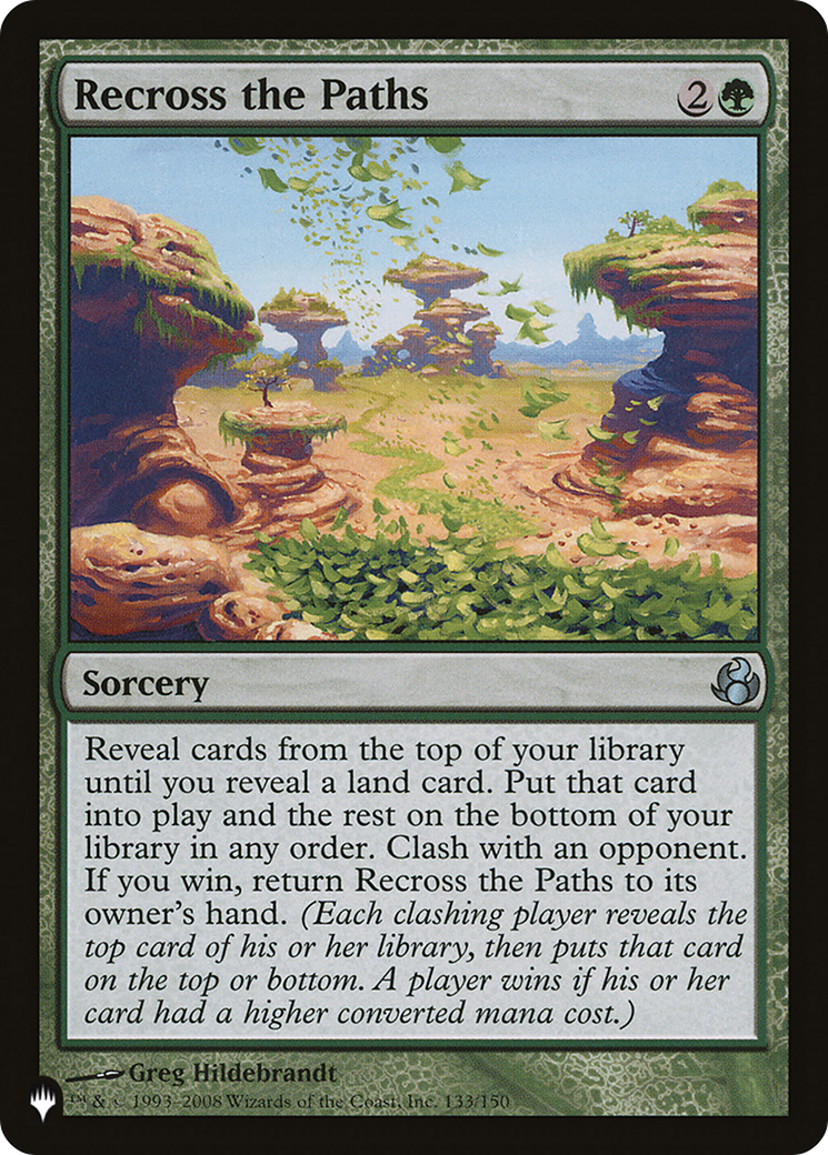 Recross the Paths [The List] | Shuffle n Cut Hobbies & Games