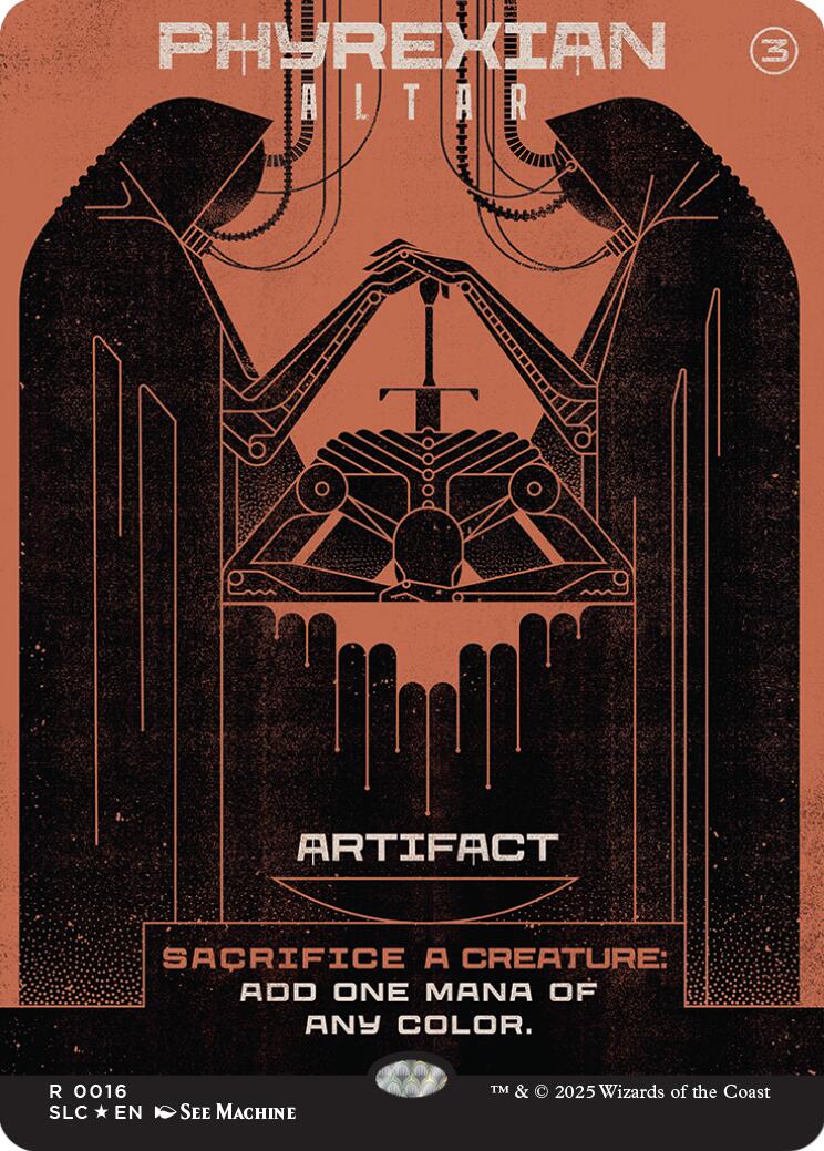 Phyrexian Altar (Halo Foil) [Secret Lair Countdown Kit] | Shuffle n Cut Hobbies & Games