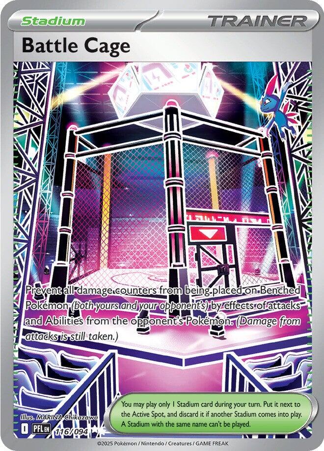Battle Cage (116/094) [Mega Evolution: Phantasmal Flames] | Shuffle n Cut Hobbies & Games