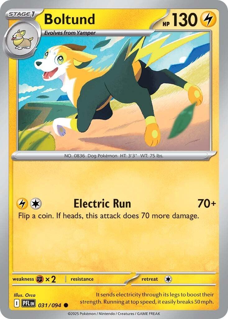 Boltund (031/094) [Mega Evolution: Phantasmal Flames] | Shuffle n Cut Hobbies & Games
