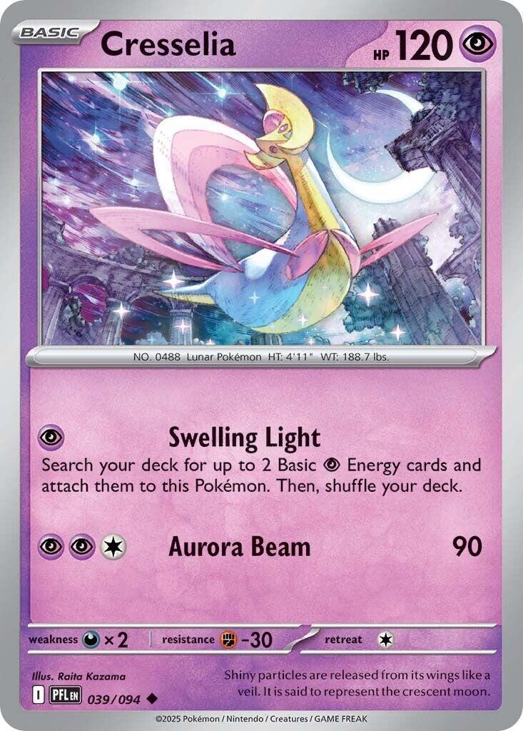 Cresselia (039/094) [Mega Evolution: Phantasmal Flames] | Shuffle n Cut Hobbies & Games