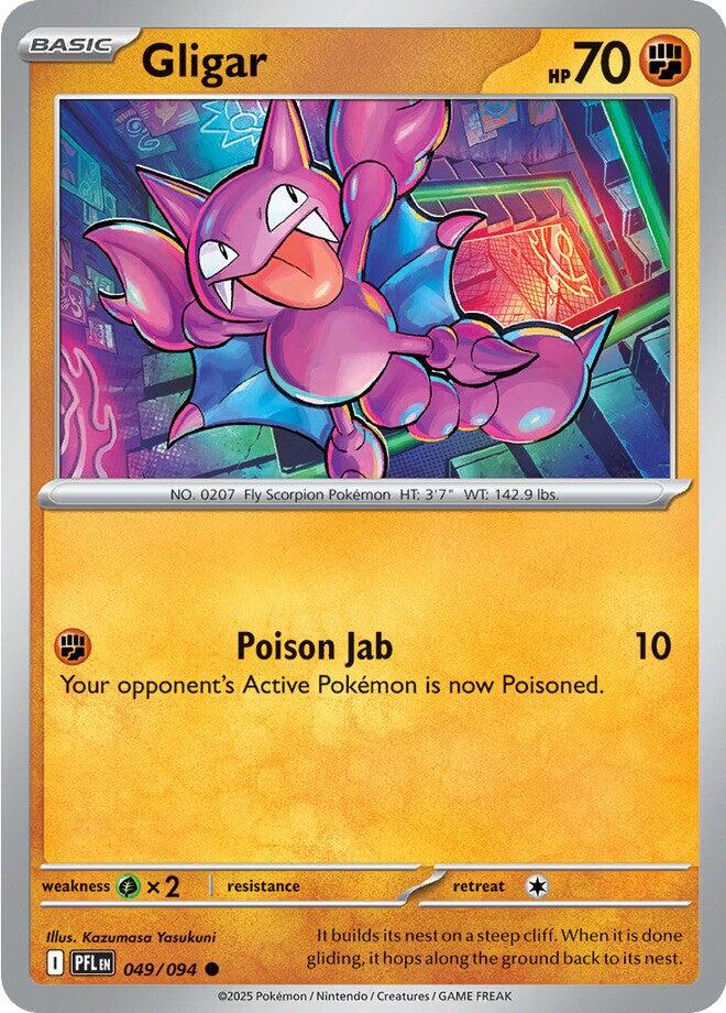 Gligar (049/094) [Mega Evolution: Phantasmal Flames] | Shuffle n Cut Hobbies & Games