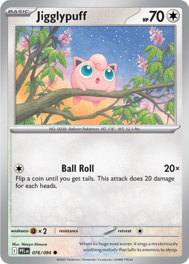 Jigglypuff (076/094) [Mega Evolution: Phantasmal Flames] | Shuffle n Cut Hobbies & Games