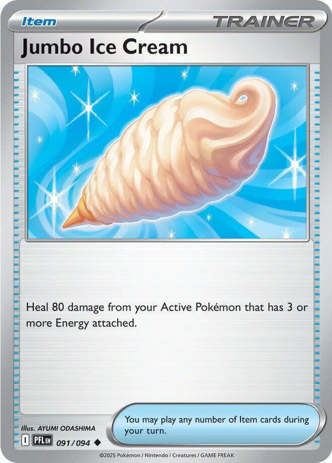 Jumbo Ice Cream (091/094) [Mega Evolution: Phantasmal Flames] | Shuffle n Cut Hobbies & Games