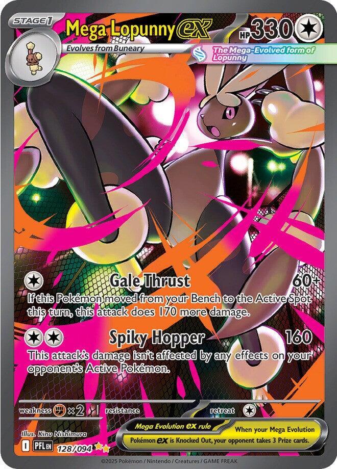 Mega Lopunny ex (128/094) [Mega Evolution: Phantasmal Flames] | Shuffle n Cut Hobbies & Games