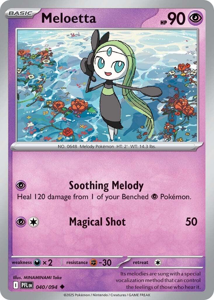Meloetta (040/094) [Mega Evolution: Phantasmal Flames] | Shuffle n Cut Hobbies & Games
