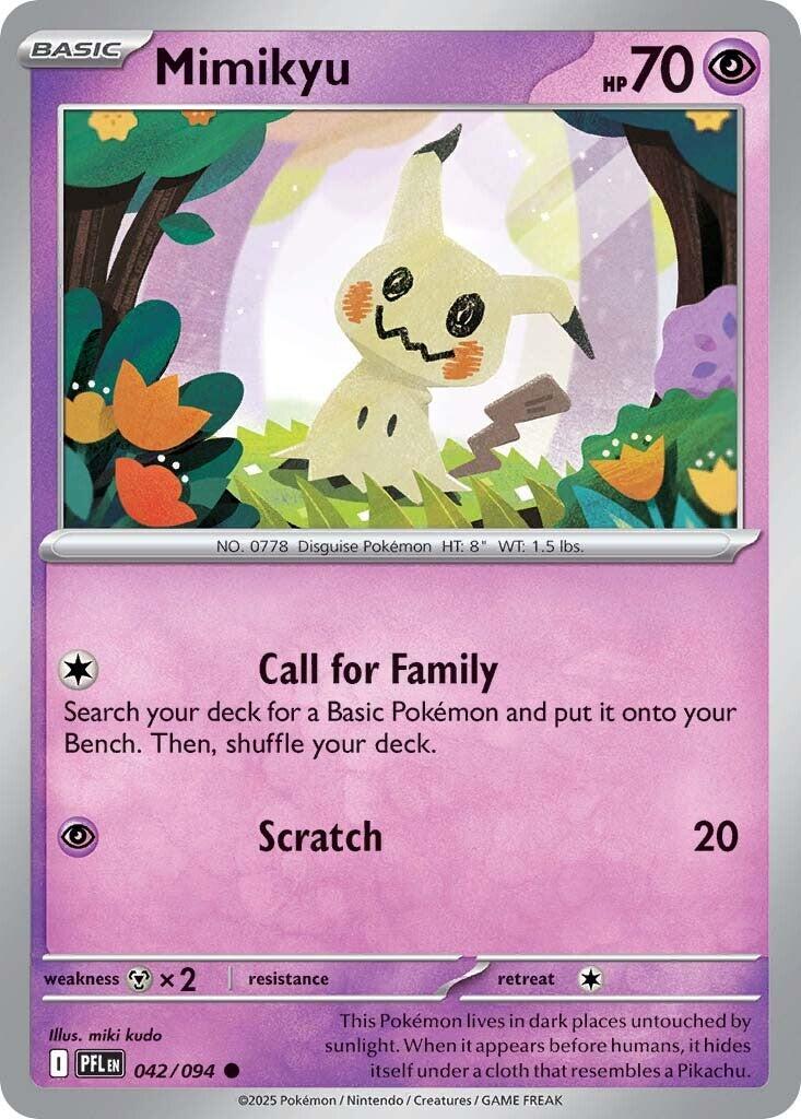 Mimikyu (042/094) [Mega Evolution: Phantasmal Flames] | Shuffle n Cut Hobbies & Games