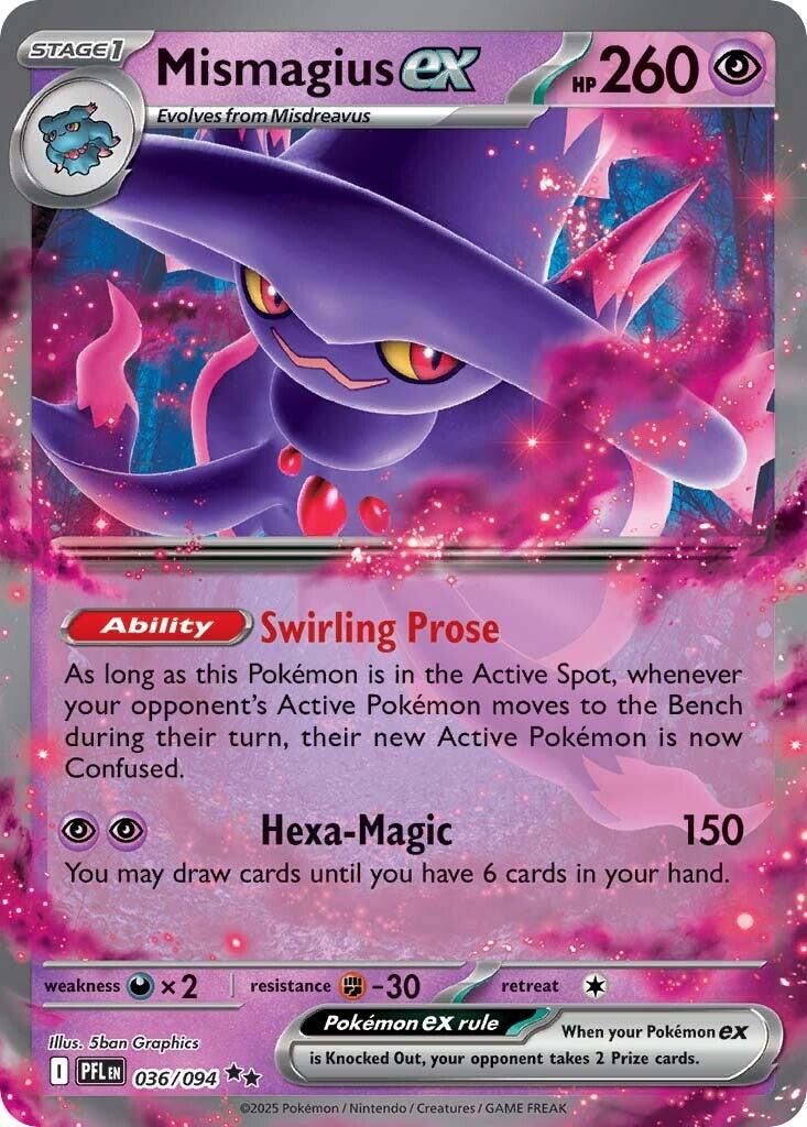 Mismagius ex (036/094) [Mega Evolution: Phantasmal Flames] | Shuffle n Cut Hobbies & Games