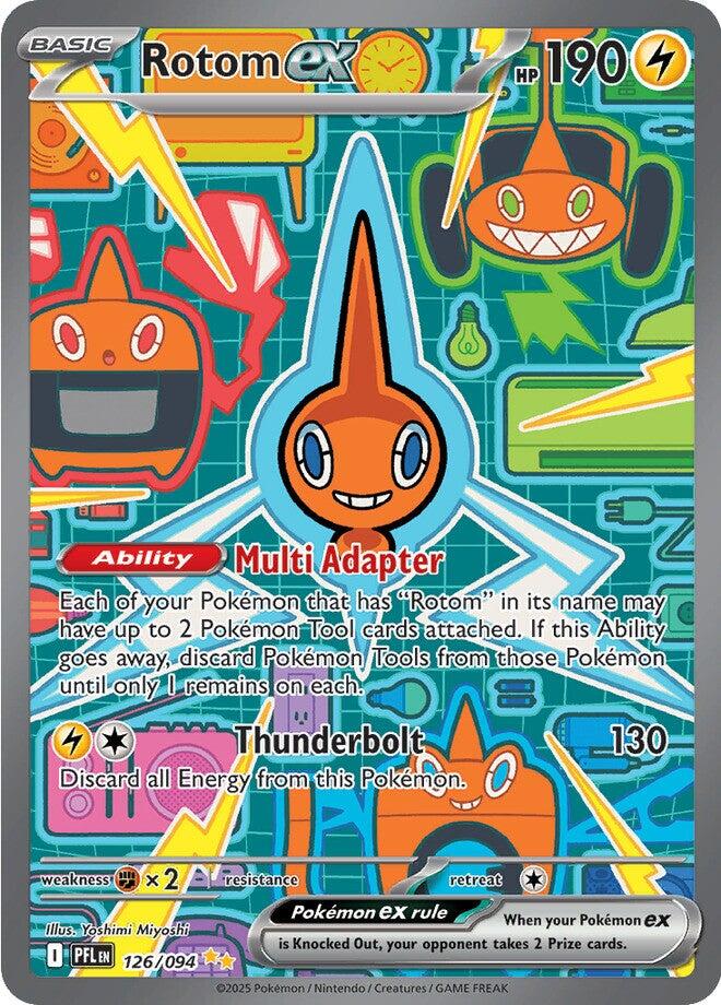 Rotom ex (126/094) [Mega Evolution: Phantasmal Flames] | Shuffle n Cut Hobbies & Games