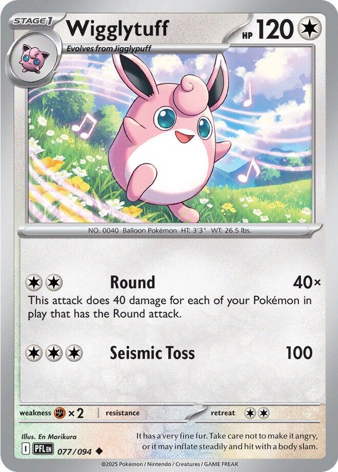 Wigglytuff (077/094) [Mega Evolution: Phantasmal Flames] | Shuffle n Cut Hobbies & Games