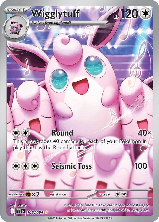 Wigglytuff (105/094) [Mega Evolution: Phantasmal Flames] | Shuffle n Cut Hobbies & Games