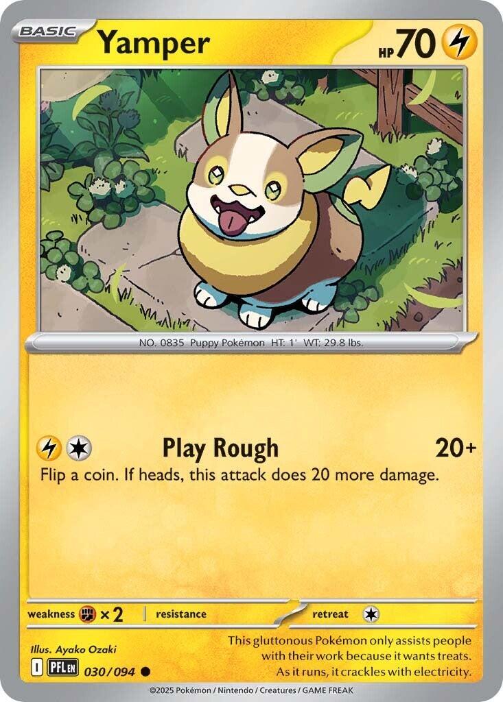 Yamper (030/094) [Mega Evolution: Phantasmal Flames] | Shuffle n Cut Hobbies & Games