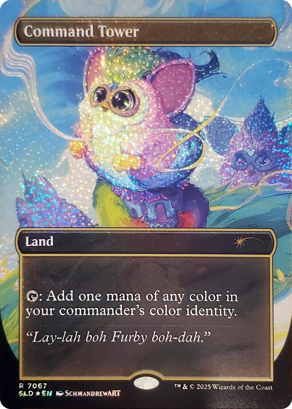Command Tower (7067) (Confetti Foil) [Secret Lair Drop Series] | Shuffle n Cut Hobbies & Games