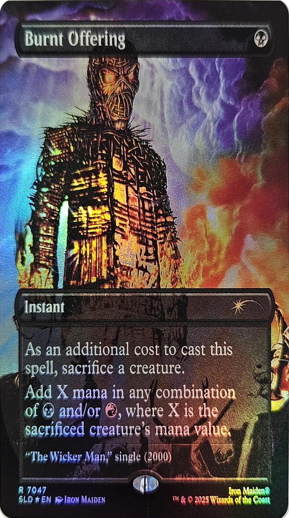 Burnt Offering (Rainbow Foil) [Secret Lair Drop Series] | Shuffle n Cut Hobbies & Games