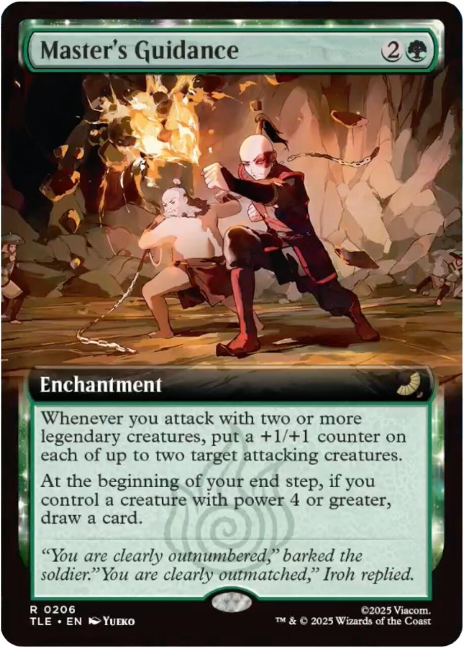 Master's Guidance (Extended Art) [Avatar: The Last Airbender: Eternal-Legal] | Shuffle n Cut Hobbies & Games