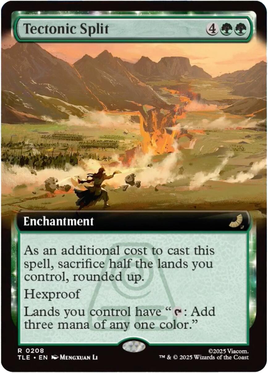 Tectonic Split (Extended Art) [Avatar: The Last Airbender: Eternal-Legal] | Shuffle n Cut Hobbies & Games